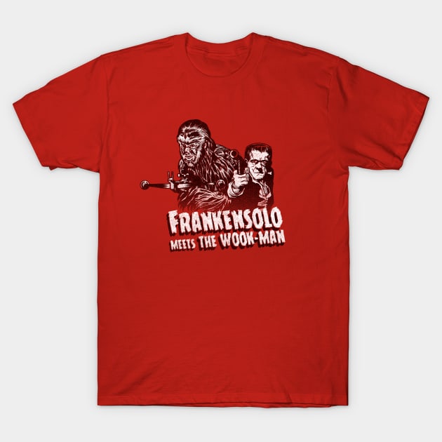 Frankensolo Meets the Wook-man T-Shirt by GiMETZCO!